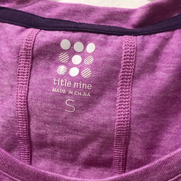 Title Nine Purple Tank Top - Picture 4 of 8